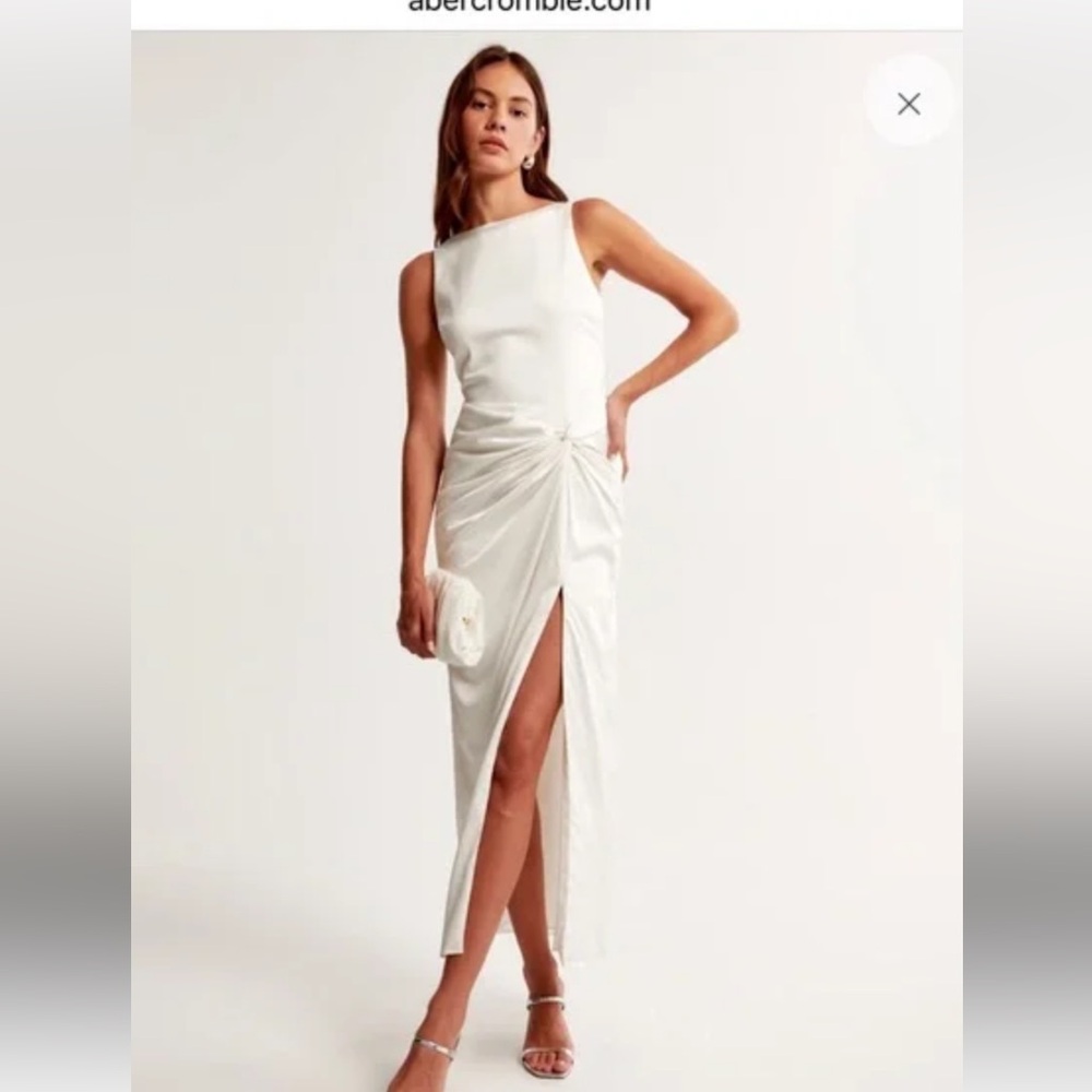Abercrombie & Fitch Draped Skirt Maxi Dress